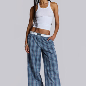 Jamie Check Boxer Trousers