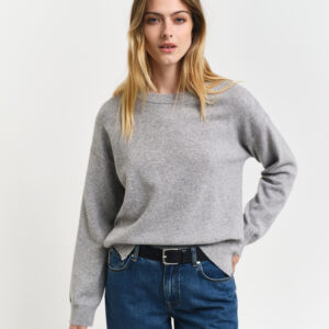 Super Fine Lambswool Crew Neck Sweater