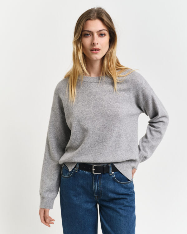 Super Fine Lambswool Crew Neck Sweater