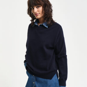 Super Fine Lambswool Crew Neck Sweater