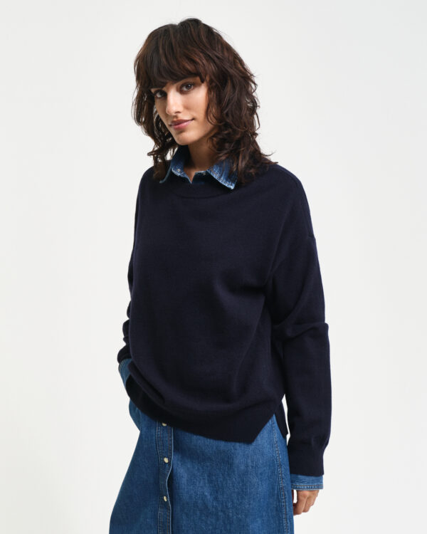 Super Fine Lambswool Crew Neck Sweater