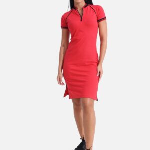 Viva Magenta Polo Dress