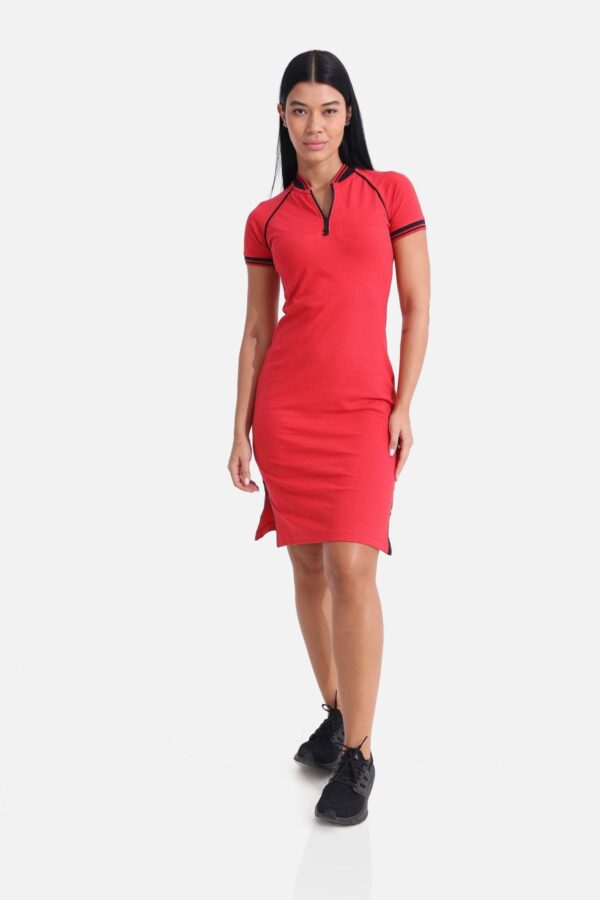 Viva Magenta Polo Dress