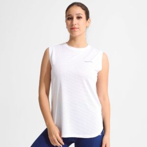 White LiteRun Sleeveless Tee